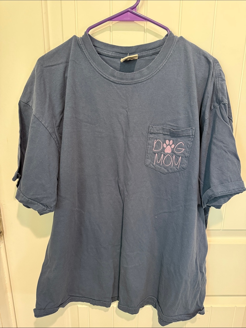 Navy blue Dog Mom shirt